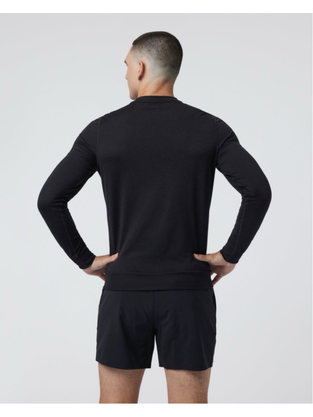 Vuori Ponto Performance Crew Sweatshirt Men’s Large Charcoal Pullover - Picture 2 of 11